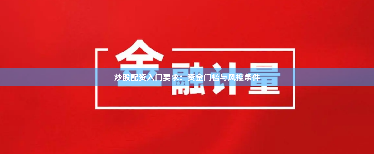 炒股配资入门要求：资金门槛与风控条件